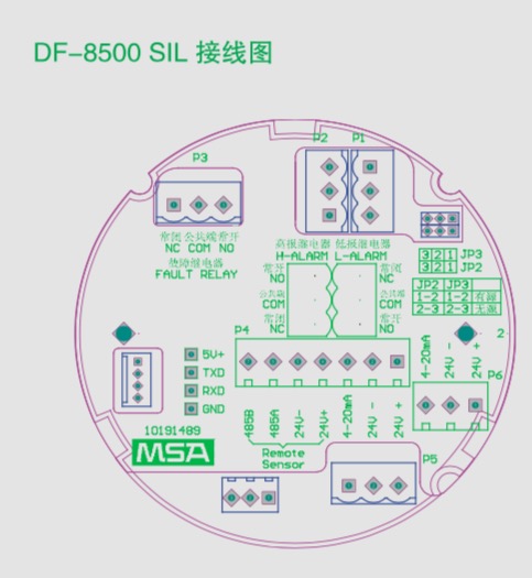 梅思安DF-8500 SIL固定式气体探测器(图3)